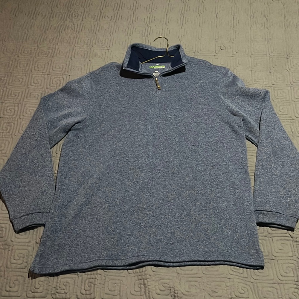 Hagar Quarter Zip Large Blue
